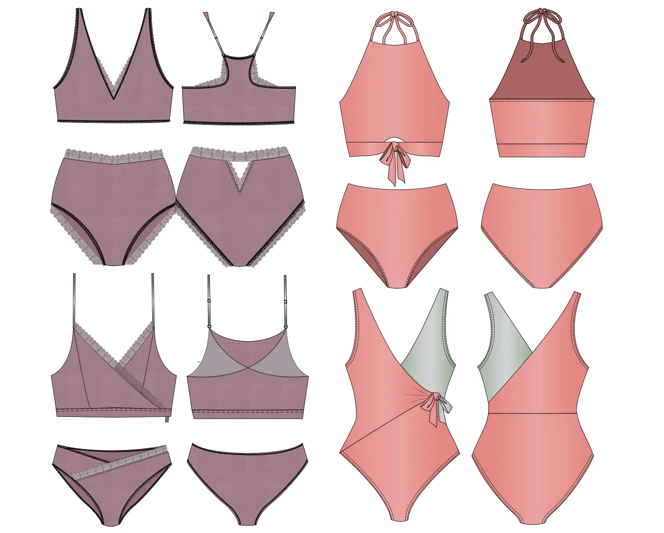 Lingerie & Swim — CAD Range — page 1